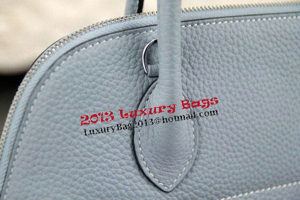 Hermes Bolide 31CM Original Leather Tote Bag SkyBlue Hermes Bolide 31CM Original Leather Tote Bag SkyBlue
