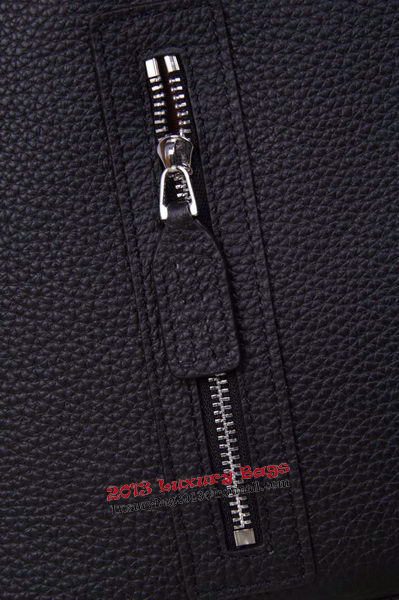 Hermes Briefcase Original Grainy Leather H8813T Black Hermes Briefcase Original Grainy Leather H8813T Black