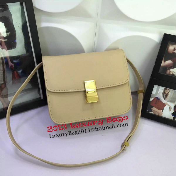 Celine Classic Box Flap Bag Calfskin Leather C88008 Apricot Celine Classic Box Flap Bag Calfskin Leather C88008 Apricot