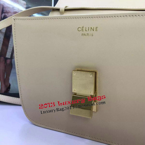 Celine Classic Box Flap Bag Calfskin Leather C88008 Apricot Celine Classic Box Flap Bag Calfskin Leather C88008 Apricot