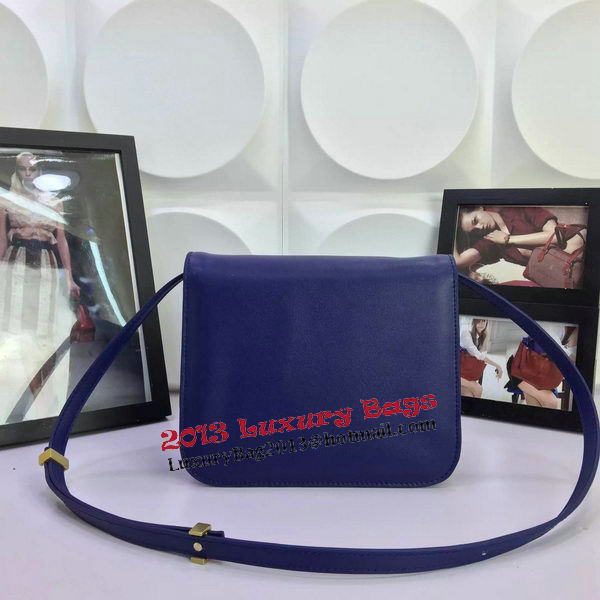 Celine Classic Box Flap Bag Calfskin Leather C88008 Royal Celine Classic Box Flap Bag Calfskin Leather C88008 Royal
