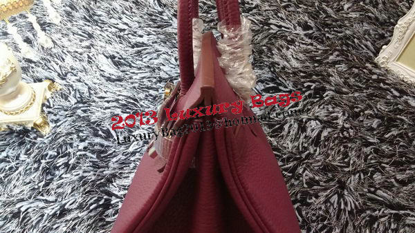 Hermes Birkin 35CM Tote Bag Litchi Leather HB35GL Purple Hermes Birkin 35CM Tote Bag Litchi Leather HB35GL Purple