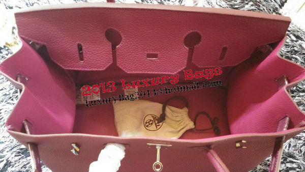 Hermes Birkin 35CM Tote Bag Litchi Leather HB35GL Purple Hermes Birkin 35CM Tote Bag Litchi Leather HB35GL Purple