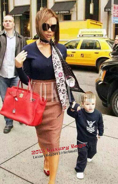 Hermes Birkin 35CM Tote Bag Litchi Leather HB35GL Red Hermes Birkin 35CM Tote Bag Litchi Leather HB35GL Red