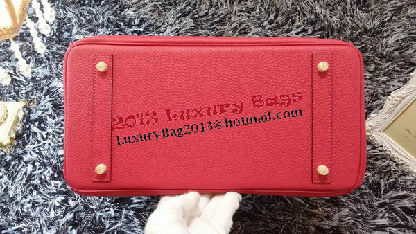 Hermes Birkin 35CM Tote Bag Litchi Leather HB35GL Rose Hermes Birkin 35CM Tote Bag Litchi Leather HB35GL Rose