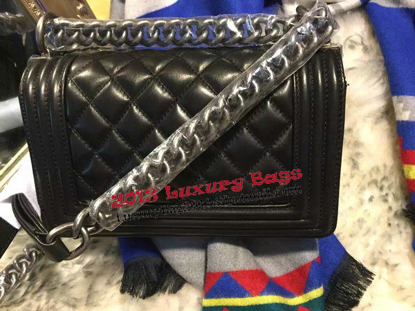 Boy Chanel Flap Shoulder Bags Sheepskin Leather A67085 Black Boy Chanel Flap Shoulder Bags Sheepskin Leather A67085 Black