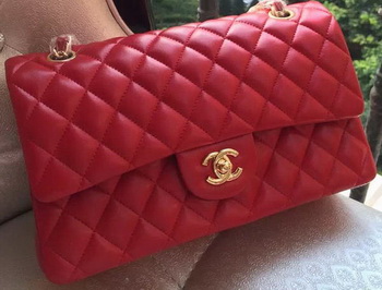 Chanel 2.55 Series Flap Bag Red Original Leather A01112 Gold Chanel 2.55 Series Flap Bag Red Original Leather A01112 Gold