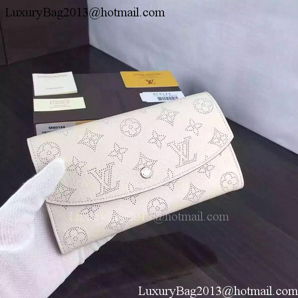 Louis Vuitton Mahina Leather IRIS Wallet M60144 OffWhite Louis Vuitton Mahina Leather IRIS Wallet M60144 OffWhite