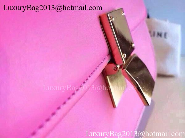 Celine Classic Box Flap Bag Calfskin Leather C2263 Pink Celine Classic Box Flap Bag Calfskin Leather C2263 Pink