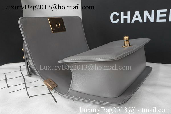 Boy Chanel mini Flap Bag Original Sheepskin A67085 Grey Boy Chanel mini Flap Bag Original Sheepskin A67085 Grey