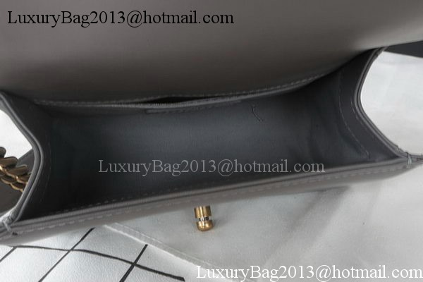 Boy Chanel mini Flap Bag Original Sheepskin A67085 Grey Boy Chanel mini Flap Bag Original Sheepskin A67085 Grey