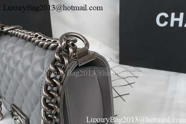 Boy Chanel mini Flap Bag Original Sheepskin A67085 Grey Boy Chanel mini Flap Bag Original Sheepskin A67085 Grey