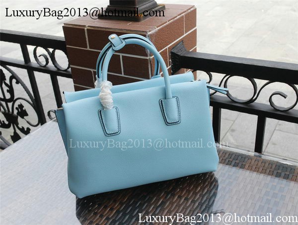 MCM Milla Tote Bag Calfskin Leather MCM1180 Light Blue MCM Milla Tote Bag Calfskin Leather MCM1180 Light Blue