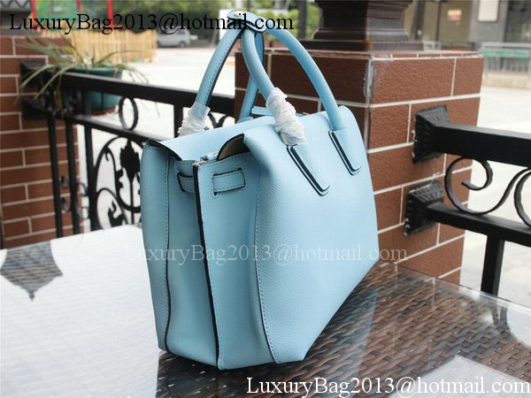 MCM Milla Tote Bag Calfskin Leather MCM1180 Light Blue MCM Milla Tote Bag Calfskin Leather MCM1180 Light Blue