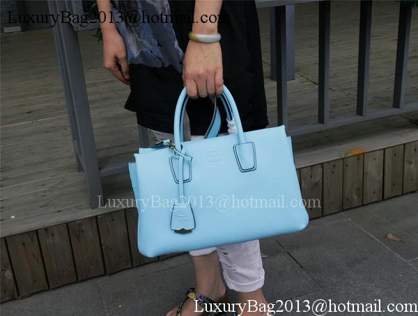 MCM Milla Tote Bag Calfskin Leather MCM1180 Light Blue MCM Milla Tote Bag Calfskin Leather MCM1180 Light Blue