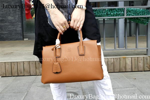 MCM Milla Tote Bag Calfskin Leather MCM1180 Wheat MCM Milla Tote Bag Calfskin Leather MCM1180 Wheat