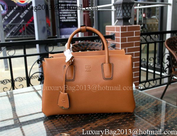 MCM Milla Tote Bag Calfskin Leather MCM1180 Wheat MCM Milla Tote Bag Calfskin Leather MCM1180 Wheat