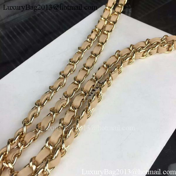 Chanel 2.55 Series Flap Bag Lambskin Leather A5024 Apricot Chanel 2.55 Series Flap Bag Lambskin Leather A5024 Apricot