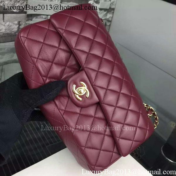 Chanel 2.55 Series Flap Bag Lambskin Leather A5024 Burgundy Chanel 2.55 Series Flap Bag Lambskin Leather A5024 Burgundy