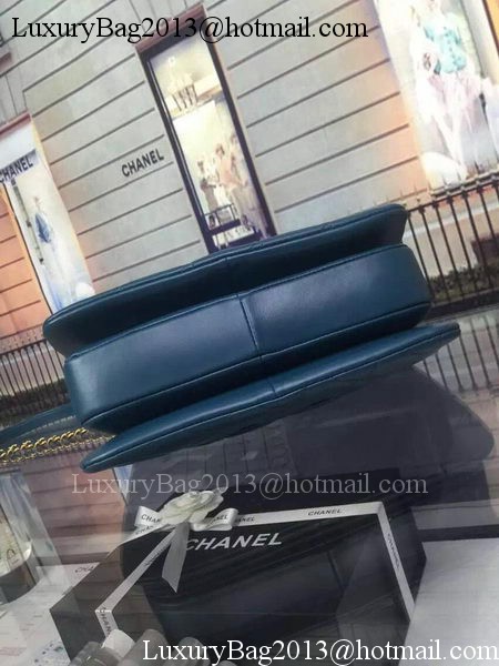 Chanel Classic Top Flap Bag Original Sheepskin Leather A92236 Blue Chanel Classic Top Flap Bag Original Sheepskin Leather A92236 Blue
