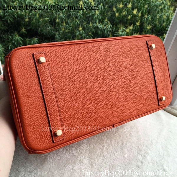 Hermes Birkin 40CM Bag Original Leather BK40 Orange Hermes Birkin 40CM Bag Original Leather BK40 Orange