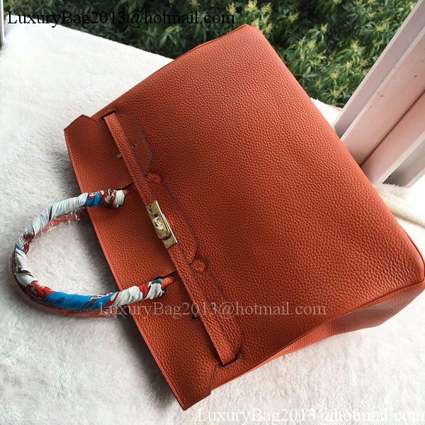 Hermes Birkin 40CM Bag Original Leather BK40 Orange Hermes Birkin 40CM Bag Original Leather BK40 Orange