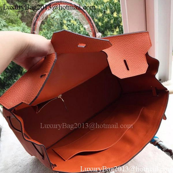Hermes Birkin 40CM Bag Original Leather BK40 Orange Hermes Birkin 40CM Bag Original Leather BK40 Orange