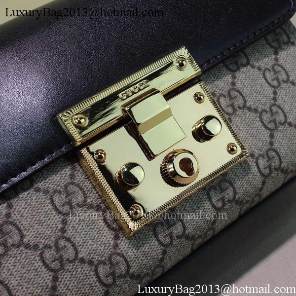 Gucci Padlock GG Supreme Shoulder Bags 409487 Brown