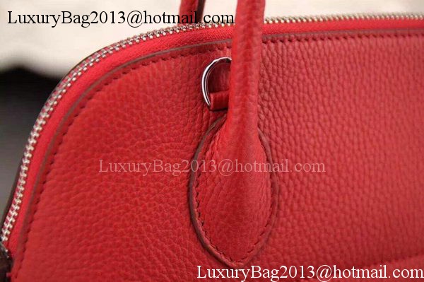 Hermes Bolide 37CM Calfskin Leather Tote Bag B1004 Red Hermes Bolide 37CM Calfskin Leather Tote Bag B1004 Red