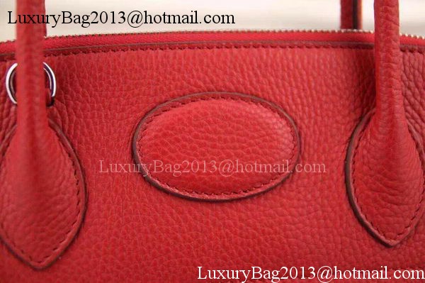 Hermes Bolide 37CM Calfskin Leather Tote Bag B1004 Red Hermes Bolide 37CM Calfskin Leather Tote Bag B1004 Red