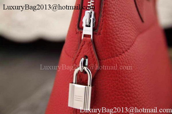 Hermes Bolide 37CM Calfskin Leather Tote Bag B1004 Red Hermes Bolide 37CM Calfskin Leather Tote Bag B1004 Red