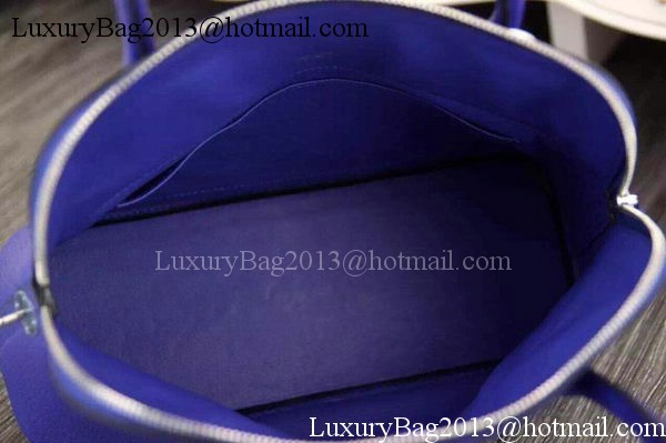 Hermes Bolide 37CM Calfskin Leather Tote Bag B1004 Royal Hermes Bolide 37CM Calfskin Leather Tote Bag B1004 Royal