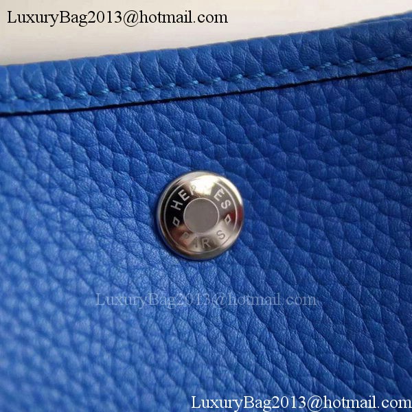Hermes Garden Party 36cm 30cm Tote Bag Original Leather Blue Hermes Garden Party 36cm 30cm Tote Bag Original Leather Blue