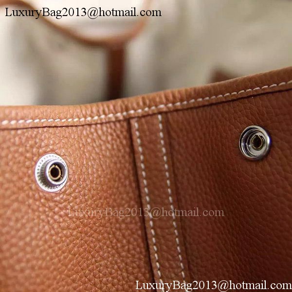Hermes Garden Party 36cm 30cm Tote Bag Original Leather Brown Hermes Garden Party 36cm 30cm Tote Bag Original Leather Brown