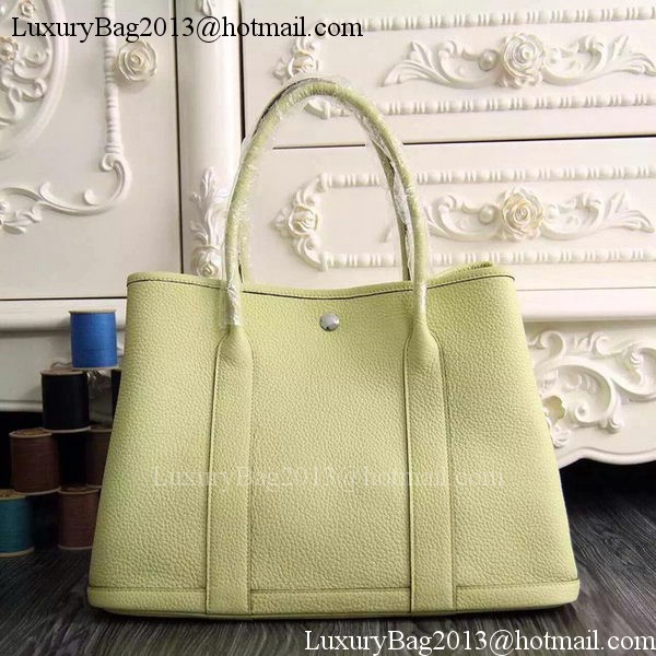 Hermes Garden Party 36cm 30cm Tote Bag Original Leather Light Yellow Hermes Garden Party 36cm 30cm Tote Bag Original Leather Light Yellow