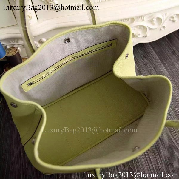 Hermes Garden Party 36cm 30cm Tote Bag Original Leather Light Yellow Hermes Garden Party 36cm 30cm Tote Bag Original Leather Light Yellow