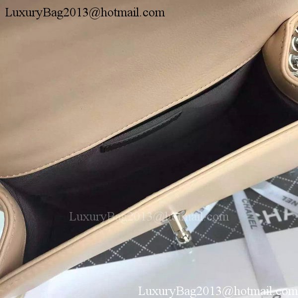 Boy Chanel mini Flap Bag Original Chevron Nubuck Leather A5707 Apricot Boy Chanel mini Flap Bag Original Chevron Nubuck Leather A5707 Apricot