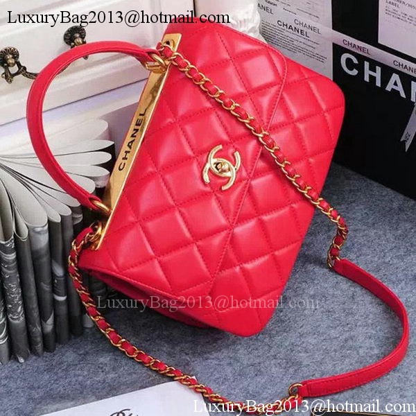 Chanel Classic Top Flap Bag Original Sheepskin Leather A92236 Red Chanel Classic Top Flap Bag Original Sheepskin Leather A92236 Red