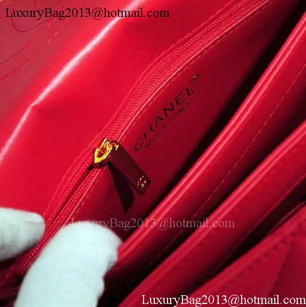 Chanel Classic Top Flap Bag Original Sheepskin Leather A92236 Red Chanel Classic Top Flap Bag Original Sheepskin Leather A92236 Red