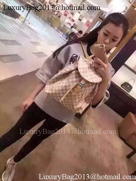 Louis Vuitton Damier Azur Canvas SPERONE Backpack N41578 Louis Vuitton Damier Azur Canvas SPERONE Backpack N41578