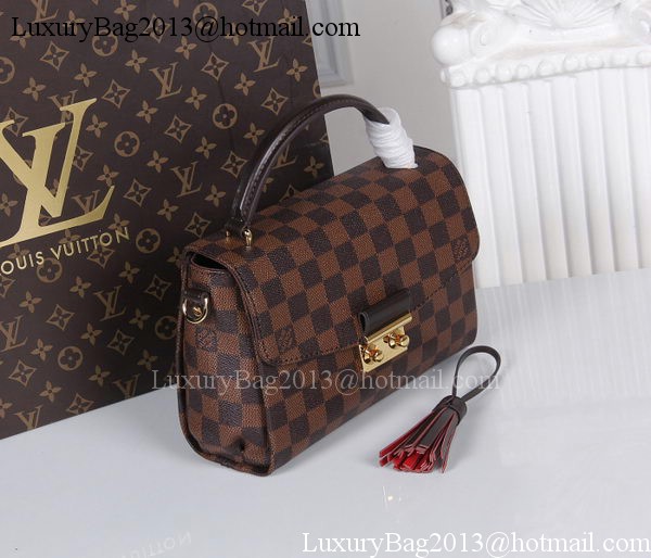 Louis Vuitton Damier Ebene Canvas CROISETTE Bag N41581 Louis Vuitton Damier Ebene Canvas CROISETTE Bag N41581