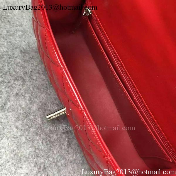 Chanel 2.55 Series Double Flap Bag Burgundy Original Patent Leather CF7024 Gold Chanel 2.55 Series Double Flap Bag Burgundy Original Patent Leather CF7024 Gold