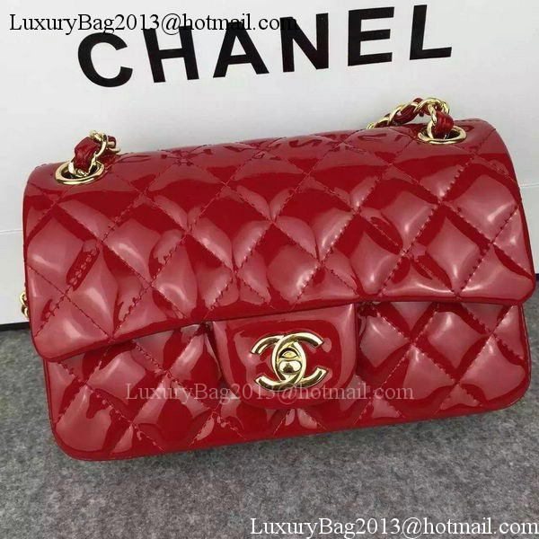 Chanel 2.55 Series Double Flap Bag Burgundy Original Patent Leather CF7024 Gold Chanel 2.55 Series Double Flap Bag Burgundy Original Patent Leather CF7024 Gold