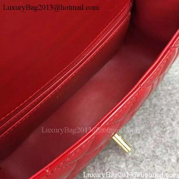 Chanel 2.55 Series Double Flap Bag Burgundy Original Patent Leather CF7024 Gold Chanel 2.55 Series Double Flap Bag Burgundy Original Patent Leather CF7024 Gold