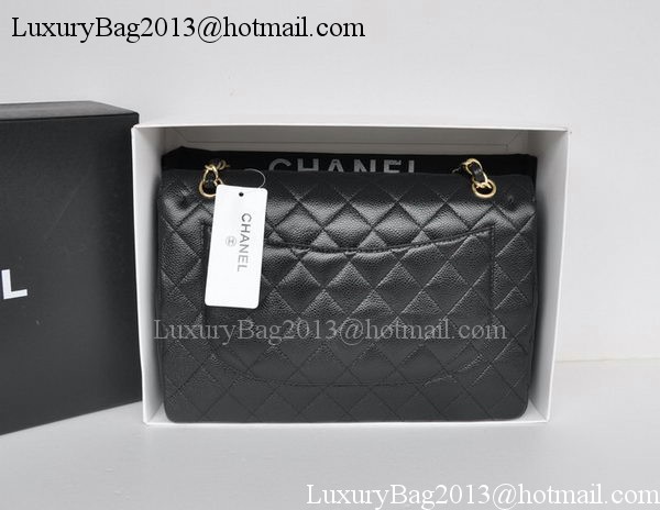Chanel Jumbo Double Flaps Bag Black Cannage Pattern A36097 Gold Chanel Jumbo Double Flaps Bag Black Cannage Pattern A36097 Gold