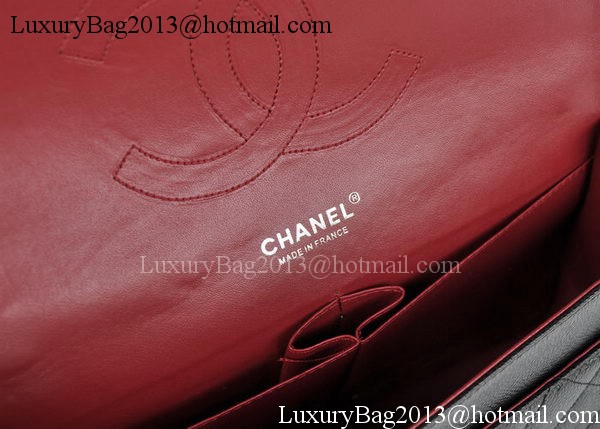 Chanel Jumbo Double Flaps Bag Black Cannage Pattern A36097 Silver Chanel Jumbo Double Flaps Bag Black Cannage Pattern A36097 Silver
