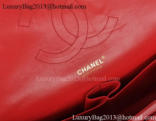 Chanel Jumbo Double Flaps Bag Red Cannage Pattern A36097 Gold Chanel Jumbo Double Flaps Bag Red Cannage Pattern A36097 Gold