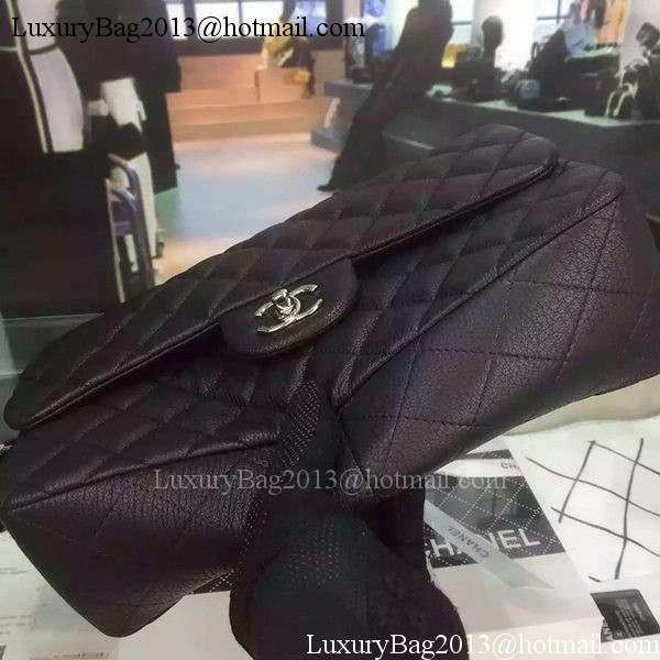 Chanel Classic Flap Bag Original Deerskin Leather CHA5212 Black Chanel Classic Flap Bag Original Deerskin Leather CHA5212 Black