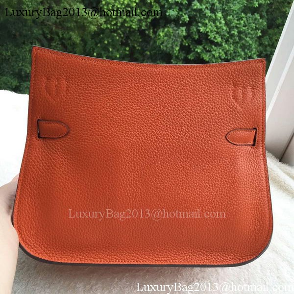 Hermes Jypsiere 31CM Shoulder Bag Calfskin Leather H0880 Orange Hermes Jypsiere 31CM Shoulder Bag Calfskin Leather H0880 Orange