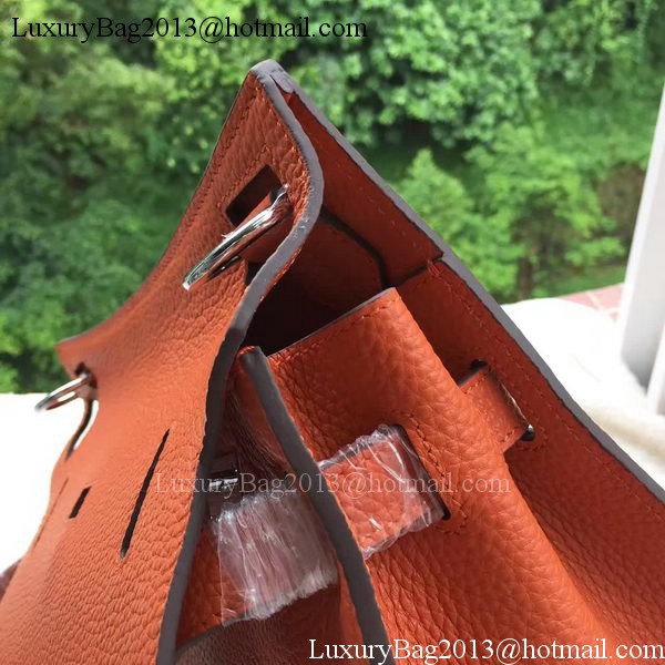 Hermes Jypsiere 31CM Shoulder Bag Calfskin Leather H0880 Orange Hermes Jypsiere 31CM Shoulder Bag Calfskin Leather H0880 Orange